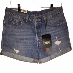 Levi’s Long Short Mid Rise Highways & Byways Short